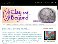 Tablet Screenshot of clayandbeyond.com